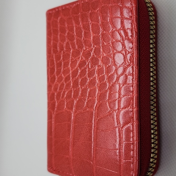 Small Zip Around Card Case - Picture 4 of 11